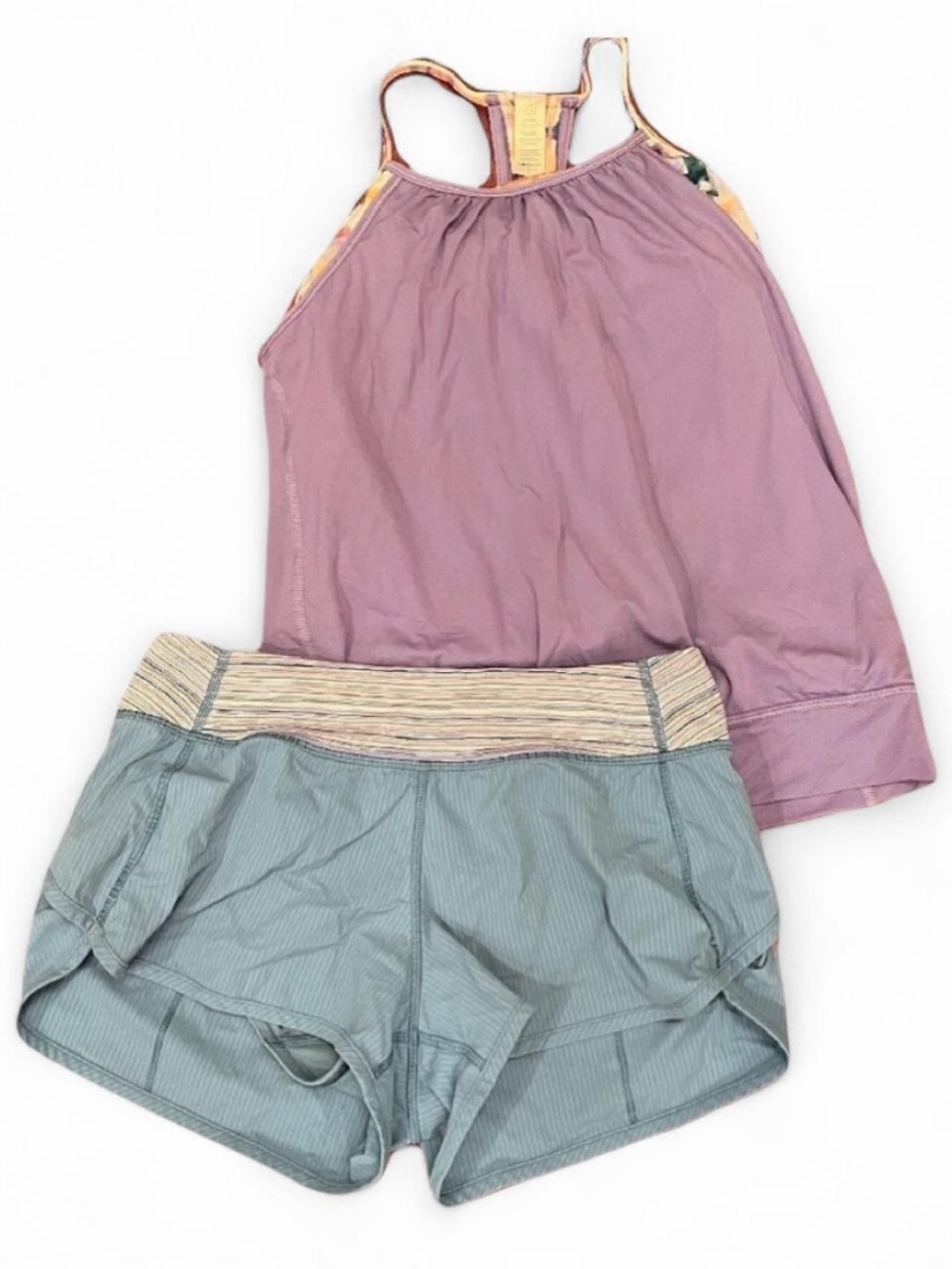 Ivivva Girls tank top and running shorts set